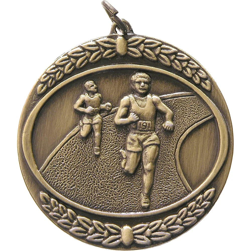 Koşu Madalyası 5 cm — Altın