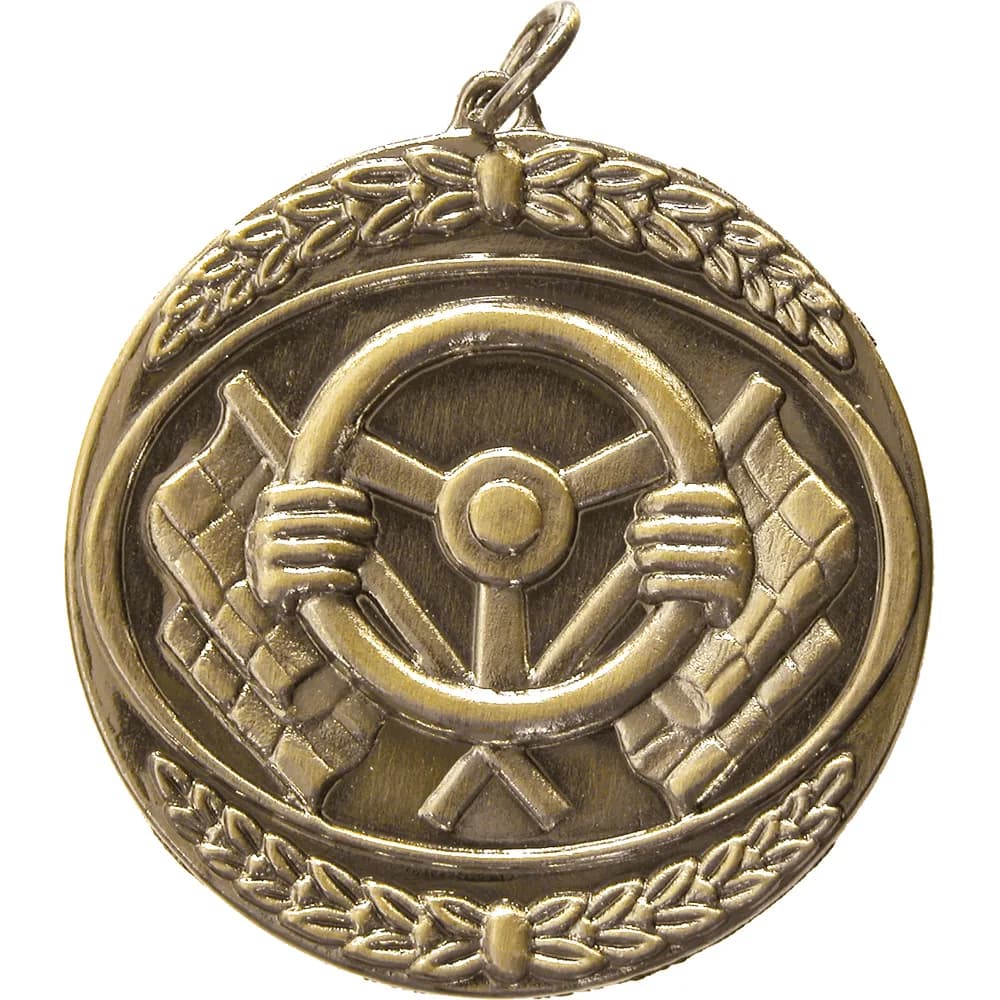 Otomobil Sporları Madalyası 5 cm — Altın
