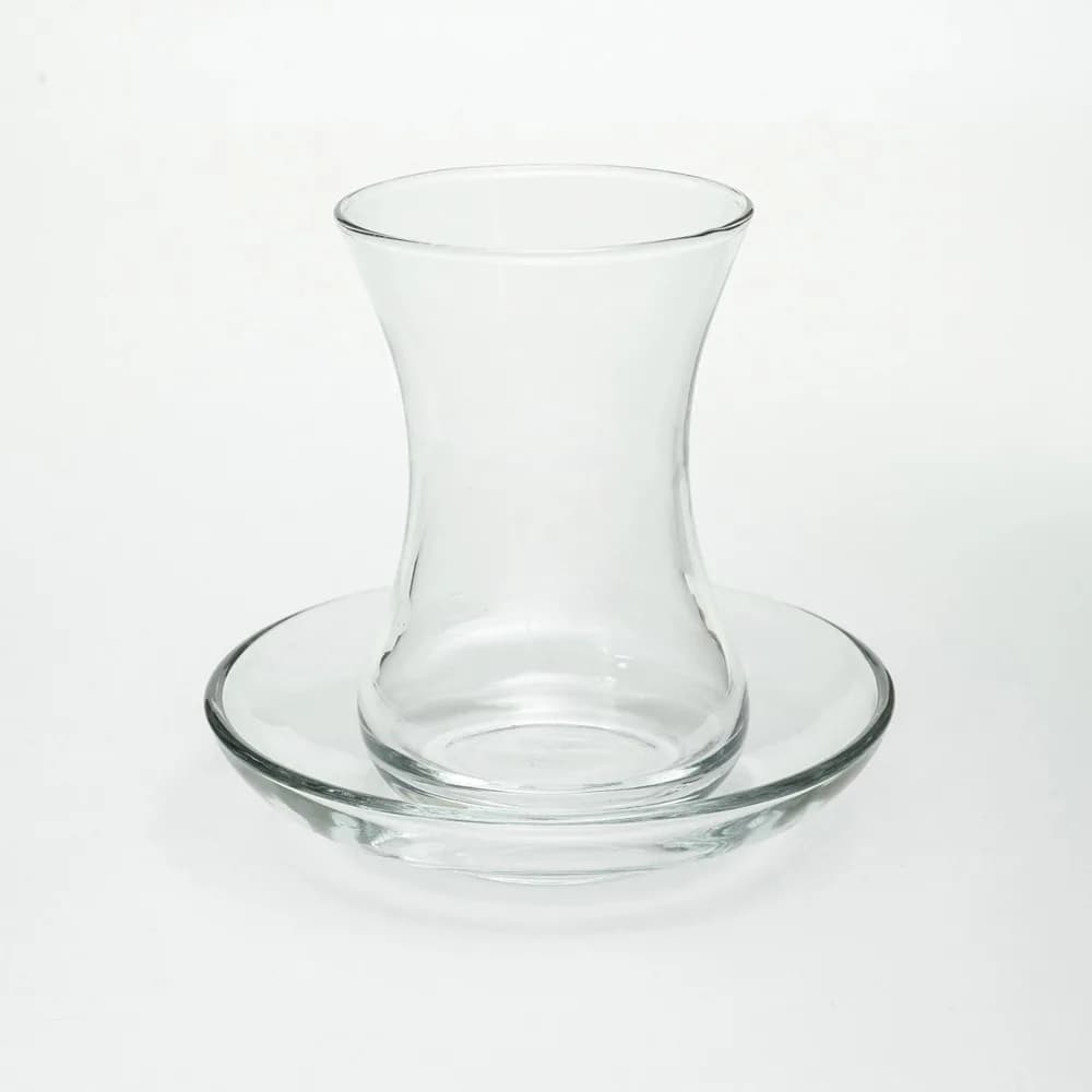 Tabaklı Çay Bardağı 125 ml