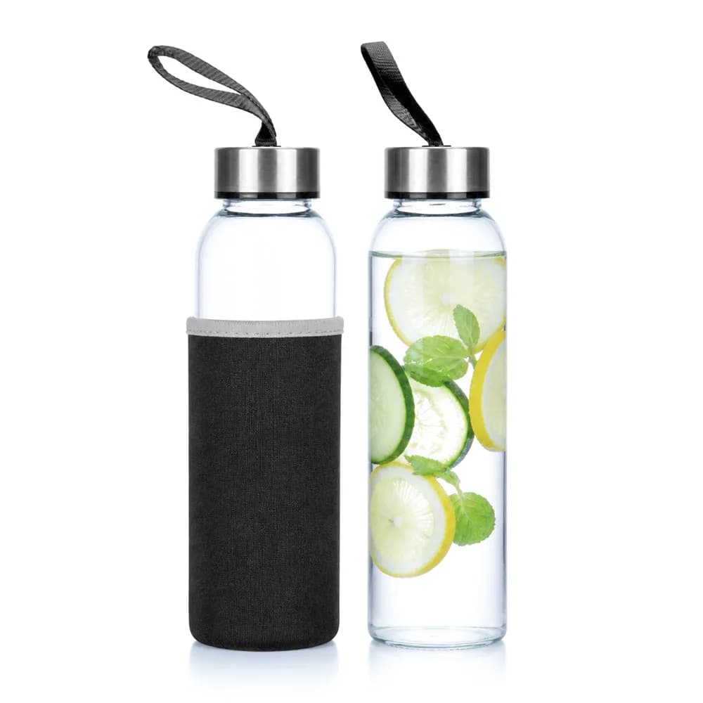 Kılıflı Cam Matara 500 ml