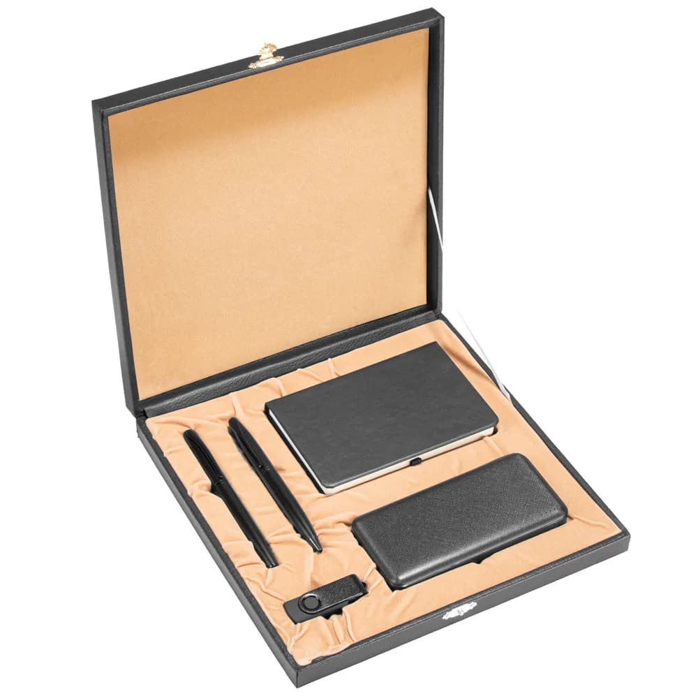 USB Bellekli Powerbank Defter Seti