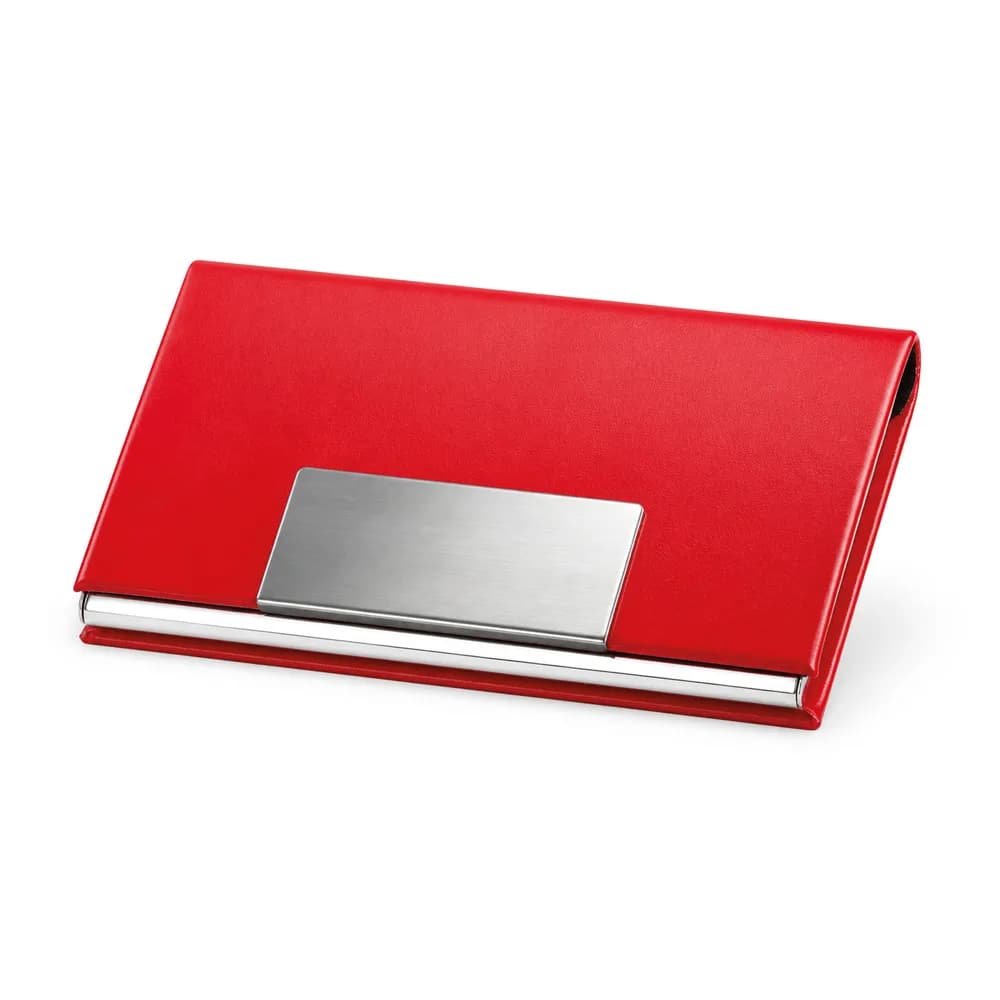 Plakalı Kartvizitlik 9,5x6 — Kırmızı