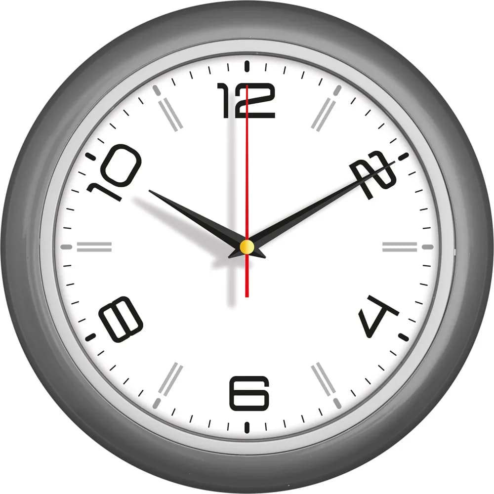 Çift Halkalı Duvar Saati 28 cm