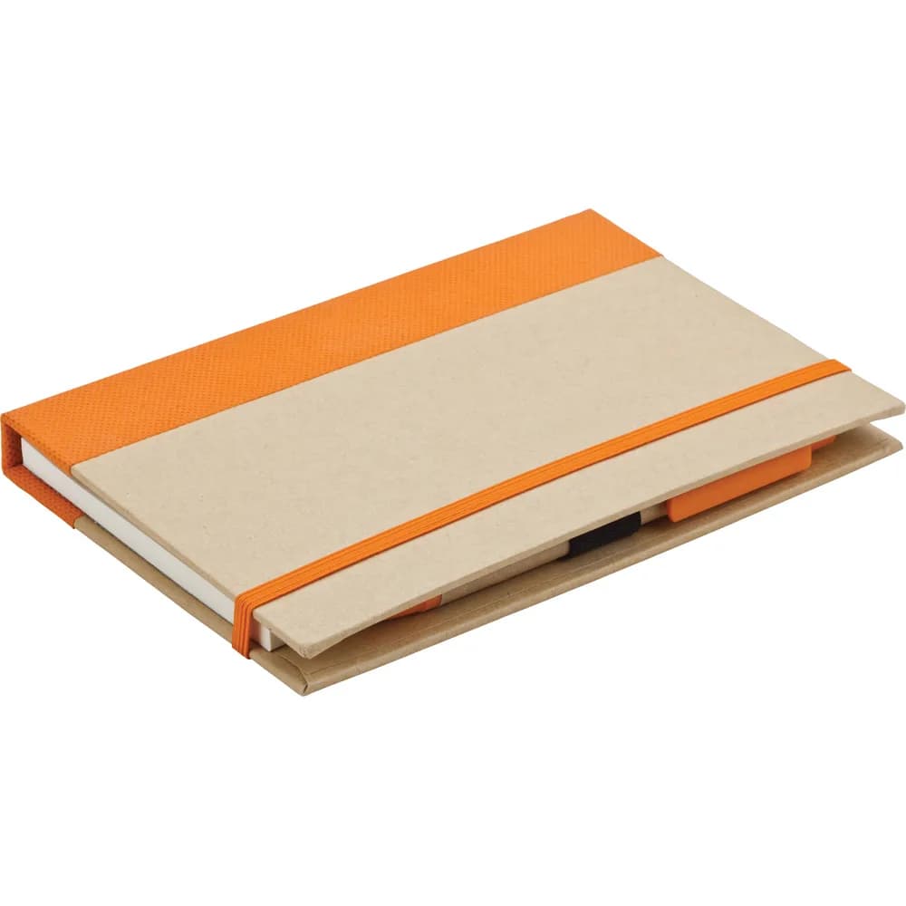 Lastikli Yapışkanlı Notluk 17,5x12 — Turuncu