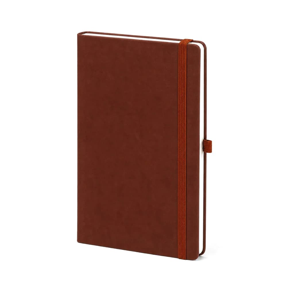 Lastikli Kalemlikli Defter 13x21 — Kahve