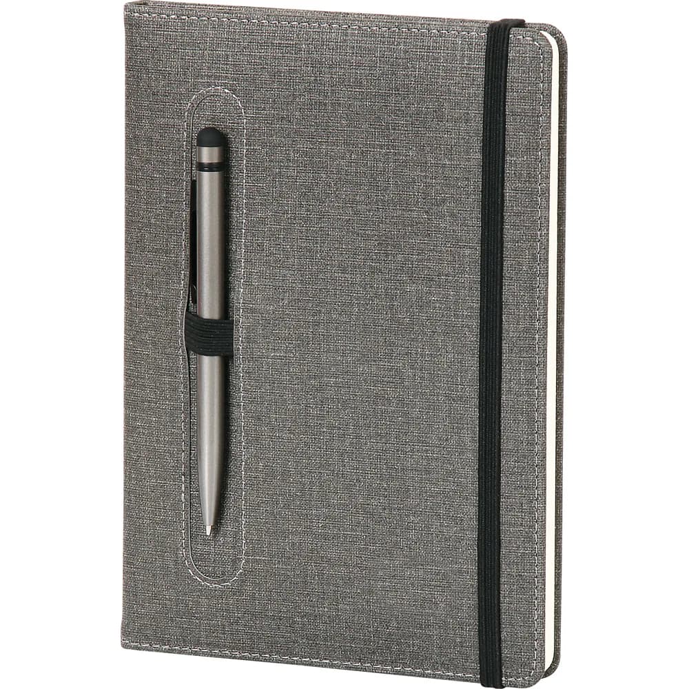 Lastikli Kalemlikli Defter 15x21 — Füme
