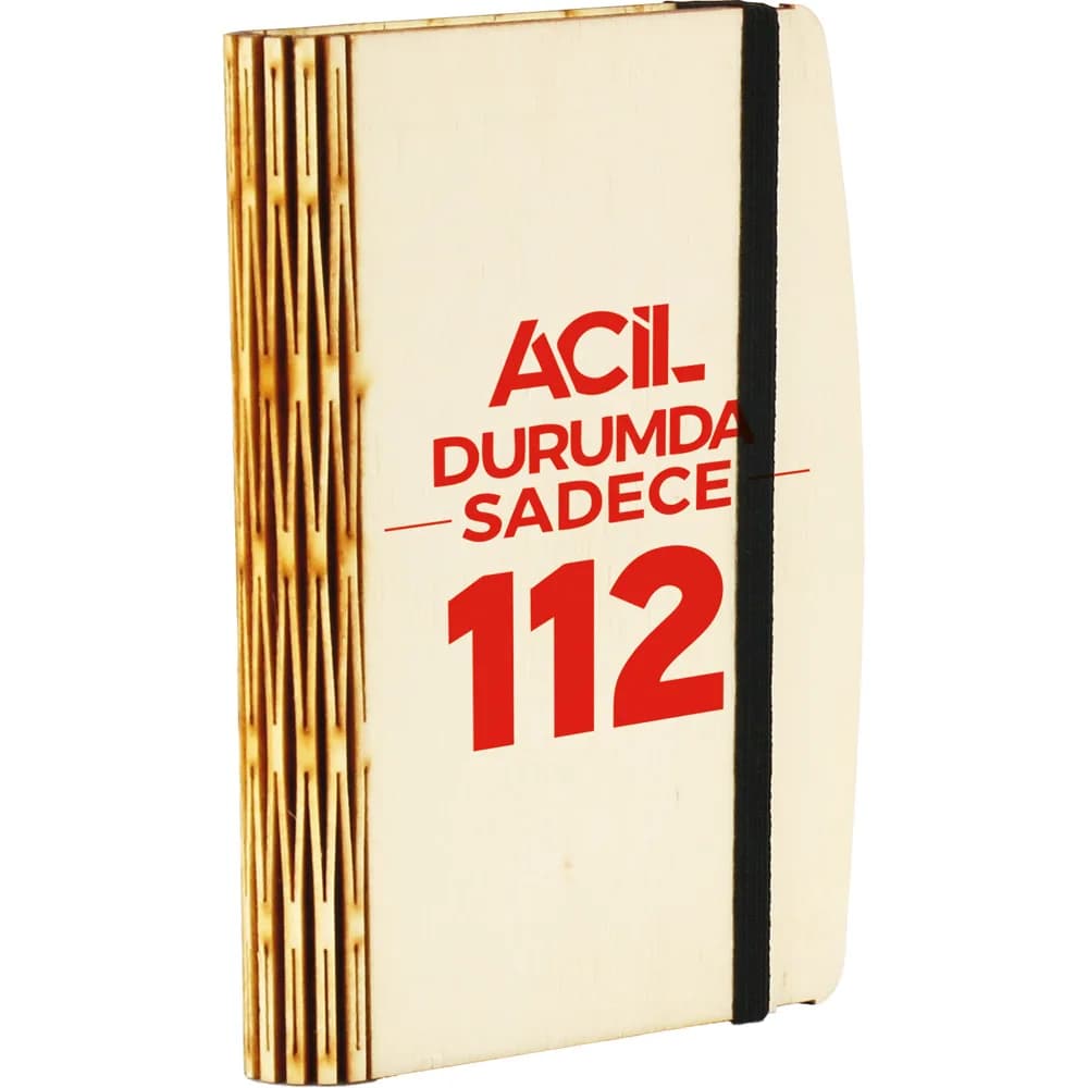 Ahşap Kapaklı Notluk 10x13,5