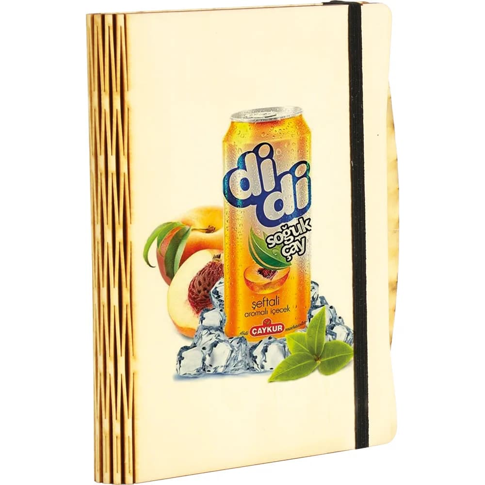 Ahşap Kapaklı Notluk 15,5x17