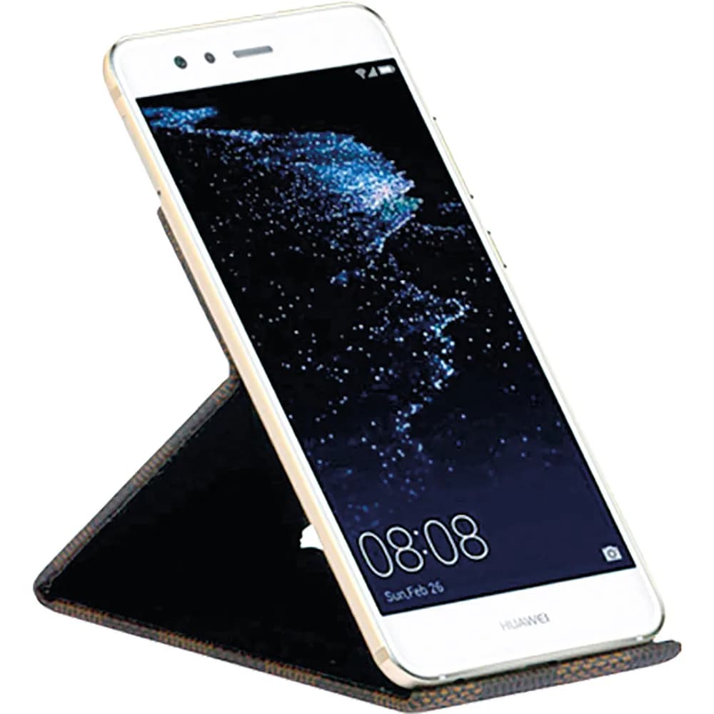 Aynalı Deri Telefon Standı