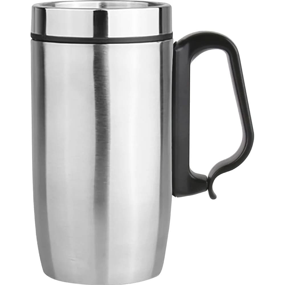 Saplı Çelik Termos Kupa 280 ml — Gümüş