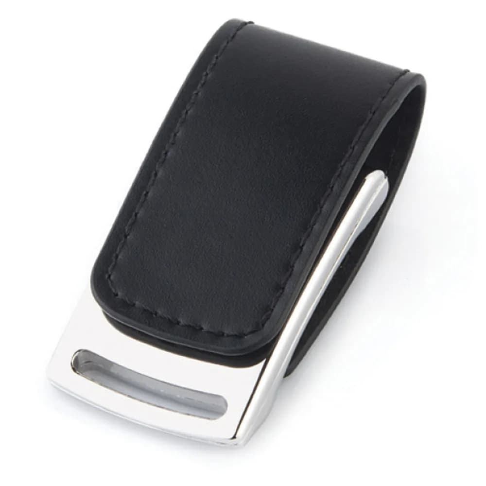 Deri Kapaklı Metal USB Bellek
