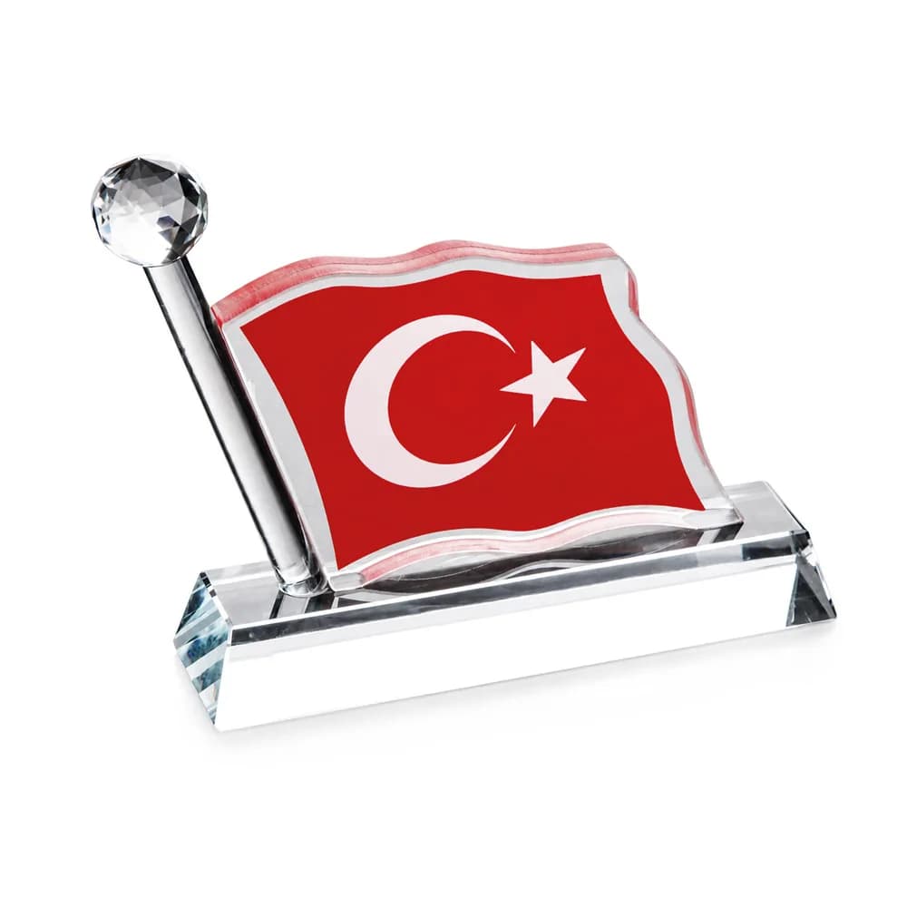 Kristal Masa Bayrağı 20x20