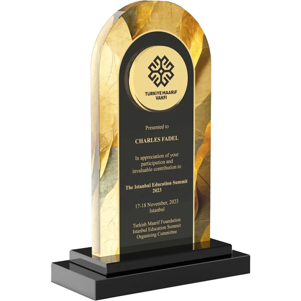 Varak Dokulu Kristal Plaket 15x25