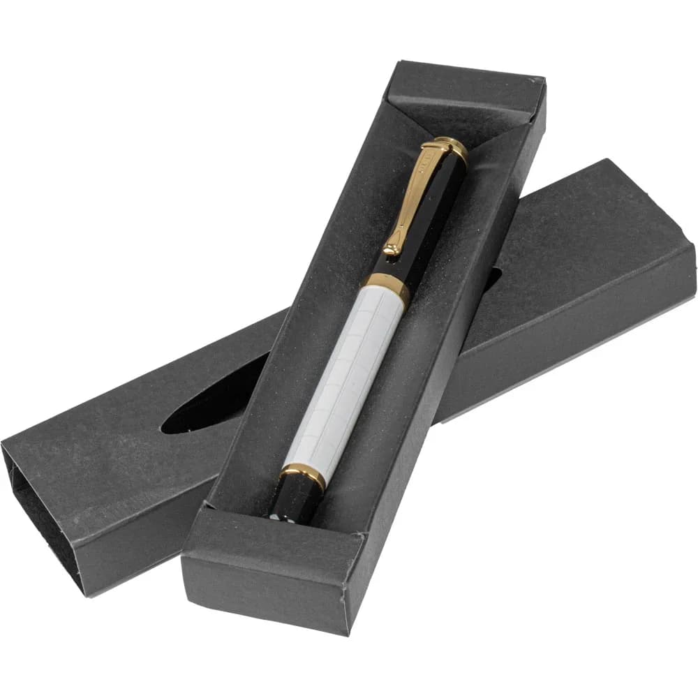 Kutulu Roller Kalem — Beyaz