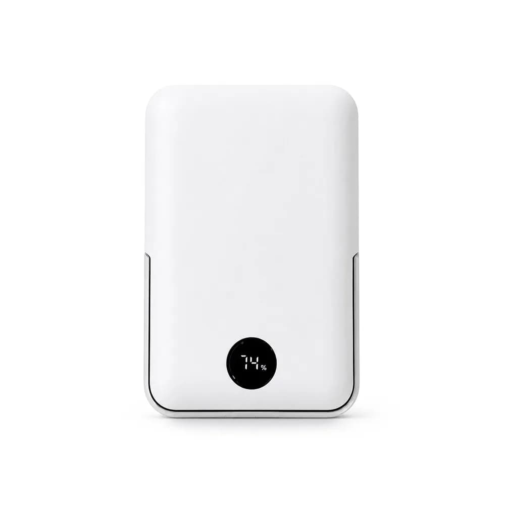 Ekranlı Standlı MagSafe Powerbank — Beyaz