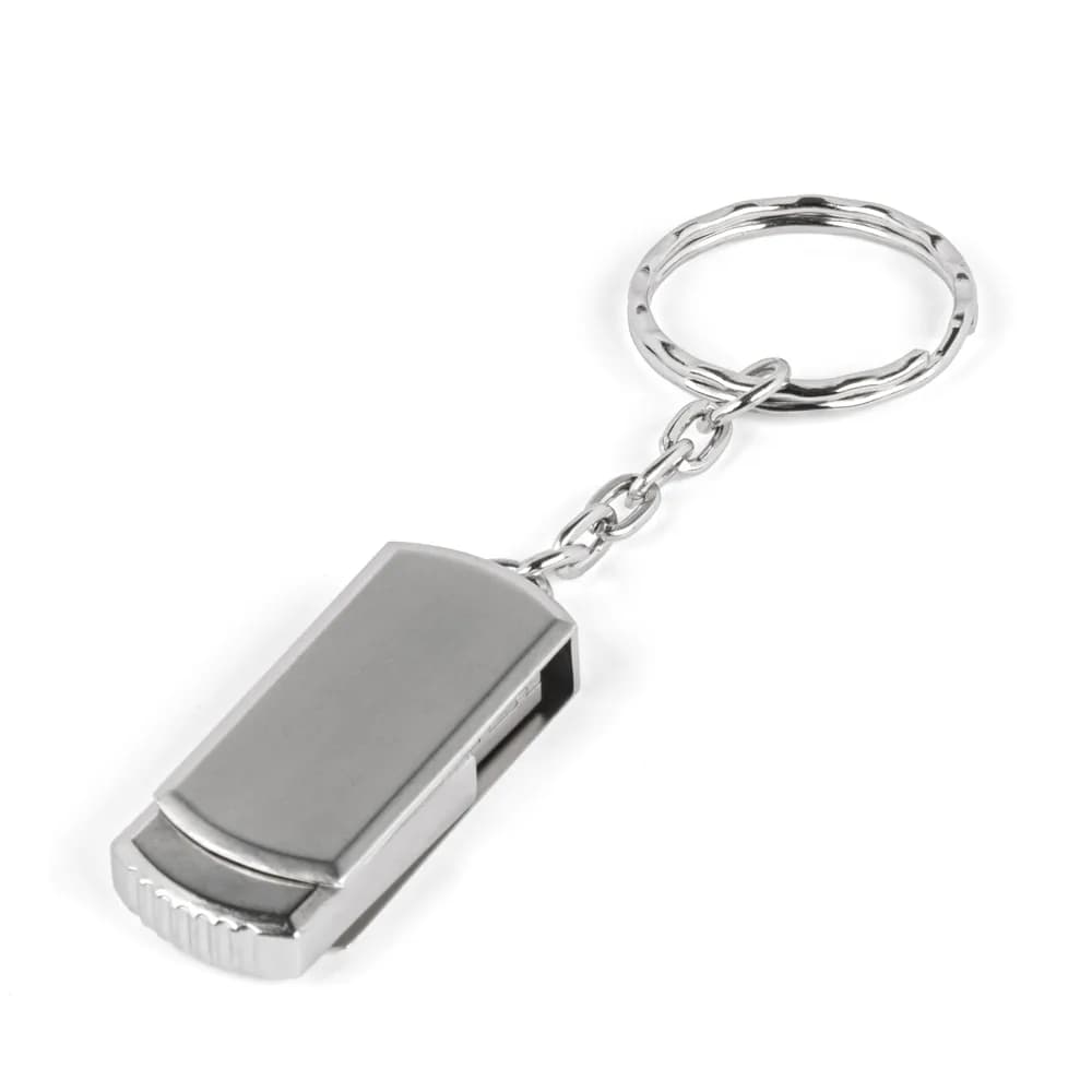 Anahtarlıklı Döner Metal USB Bellek