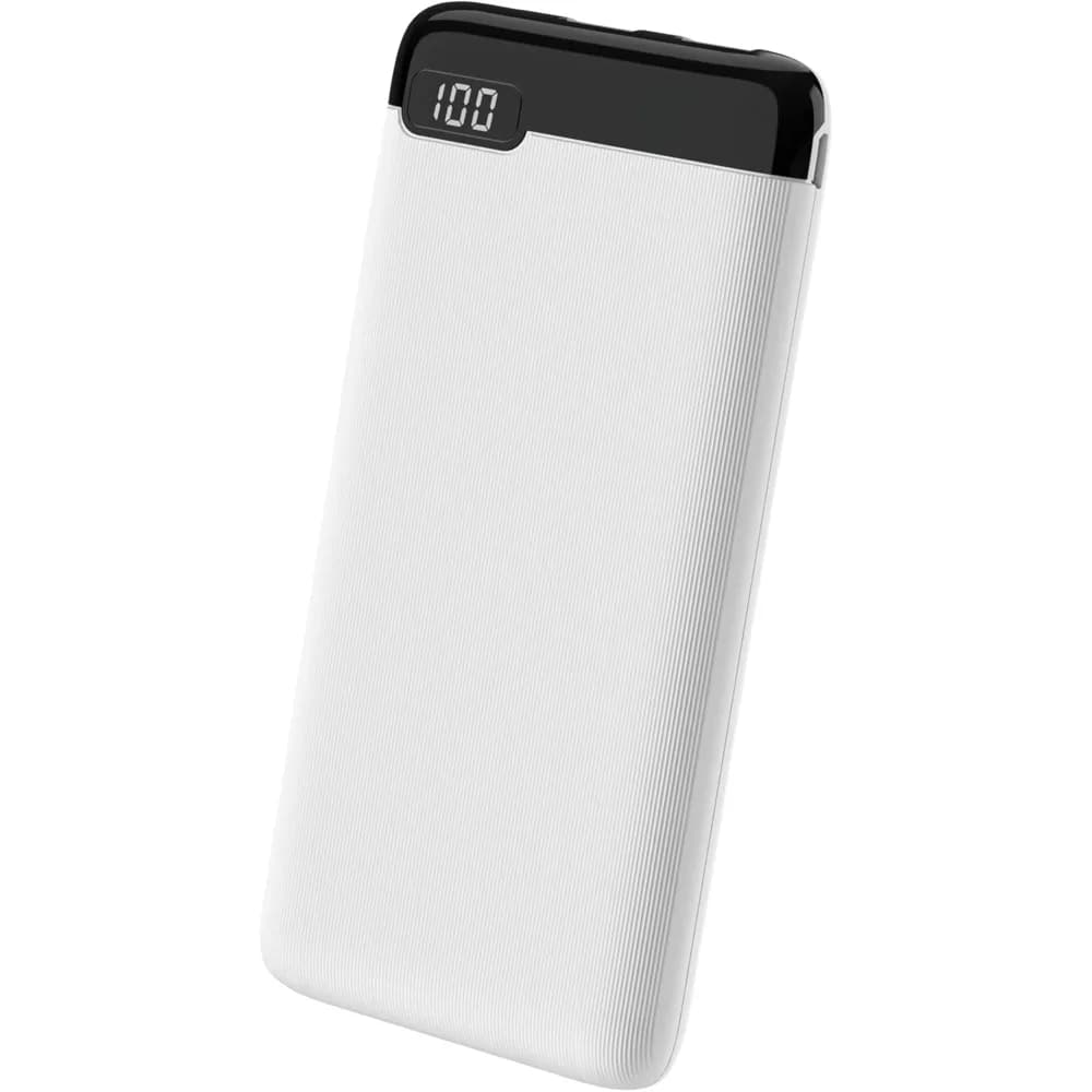 Dijital Ekranlı Powerbank — Beyaz