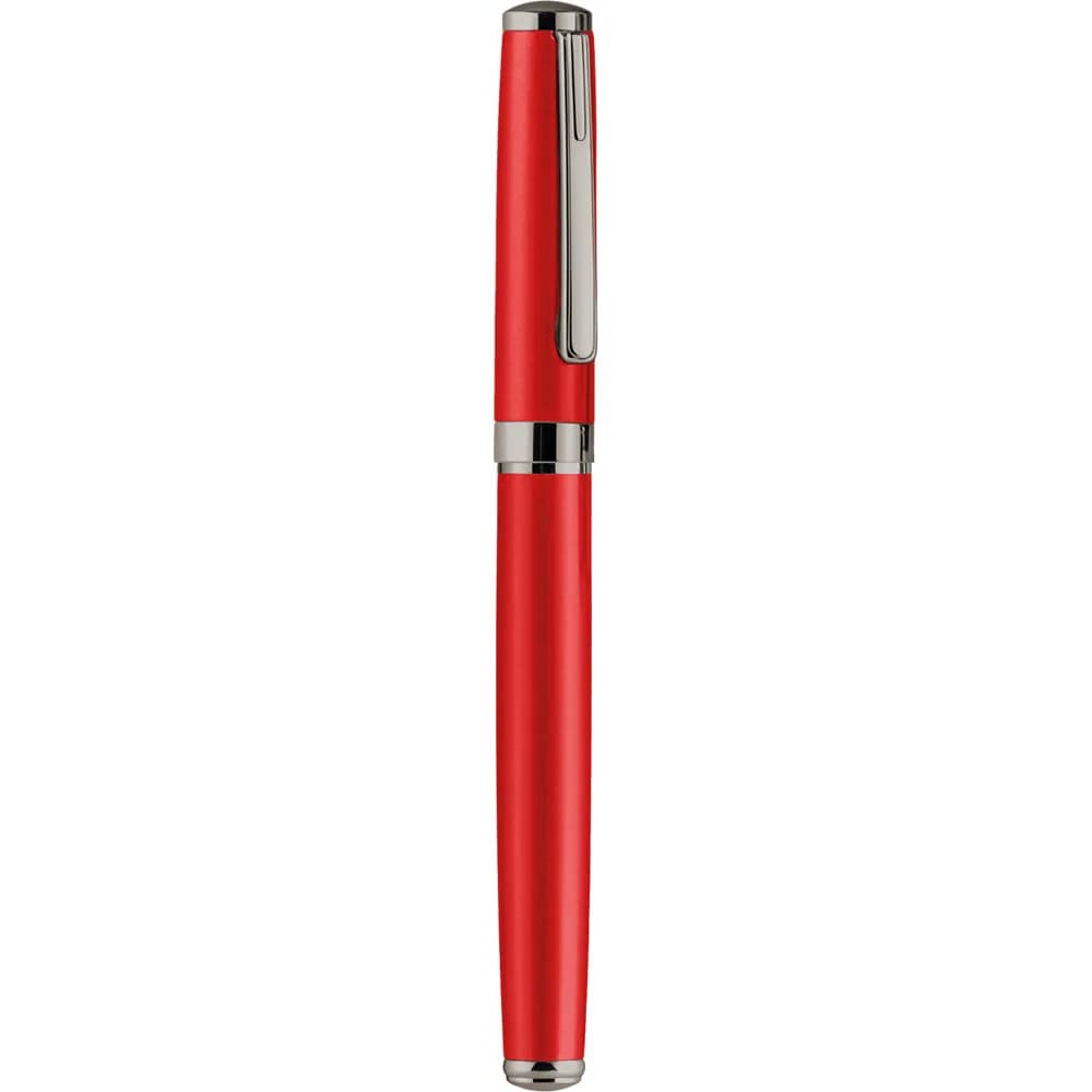 Füme Klipsli Roller Kalem — Kırmızı