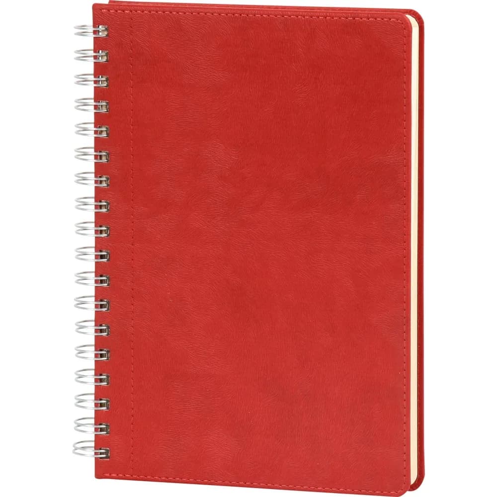 Spiralli Tarihsiz Defter — Kırmızı