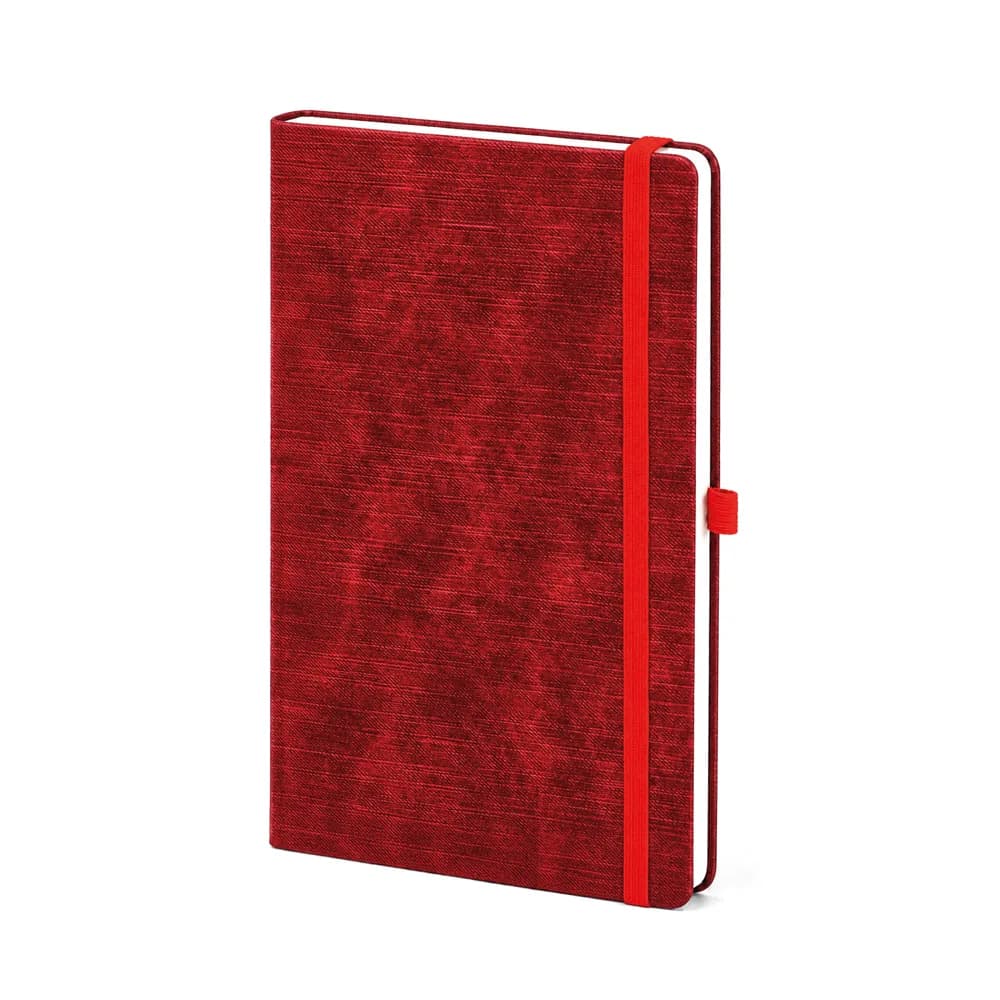 Lastikli Kalemlikli Defter 13x21 — Kanjut Kırmızı