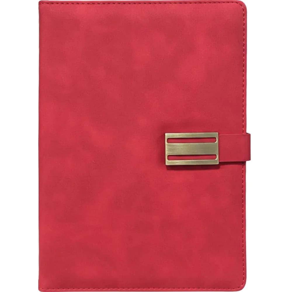 Metal Tokalı Defter 15,5x21,5 — Kırmızı