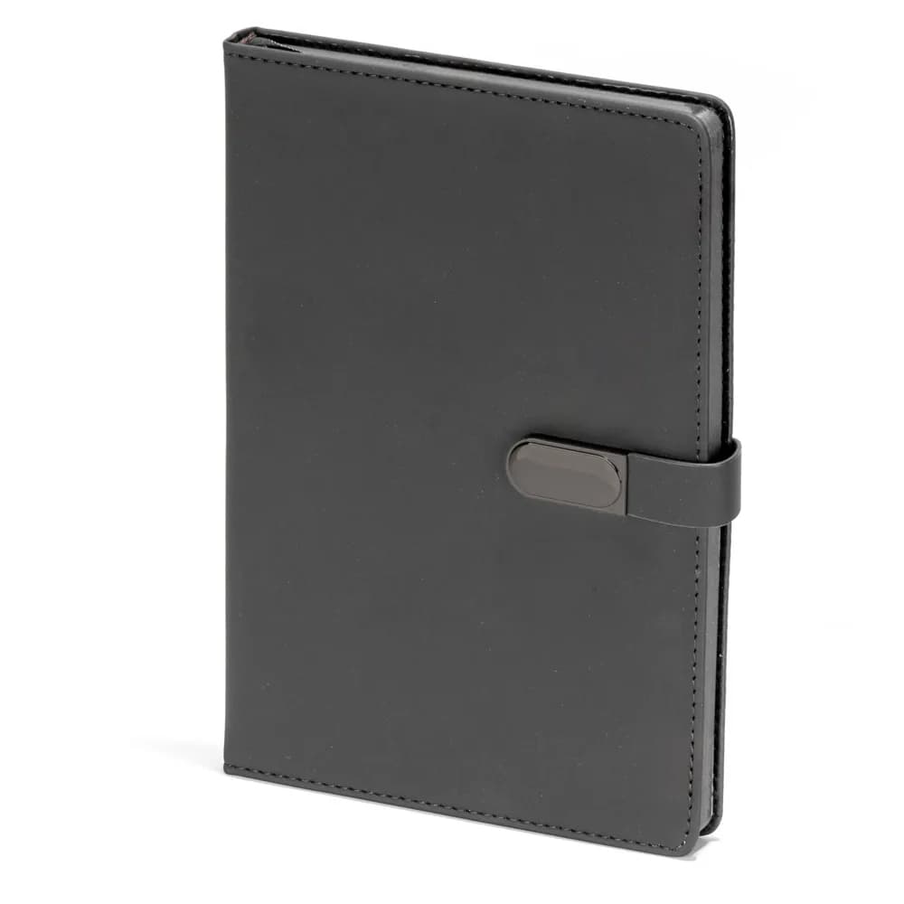 Metal Tokalı Defter 15,5x21,5 — Siyah