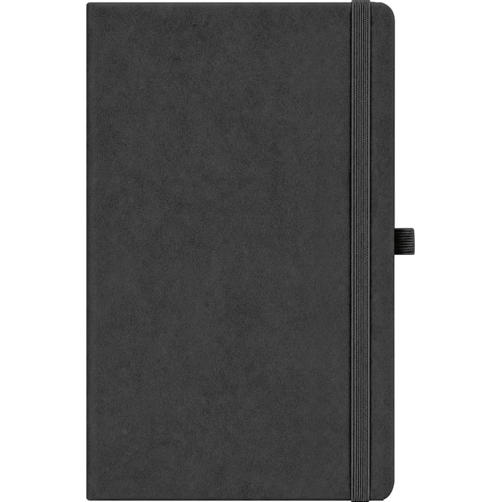 Lastikli Kalemlikli Defter 13x21 — Siyah