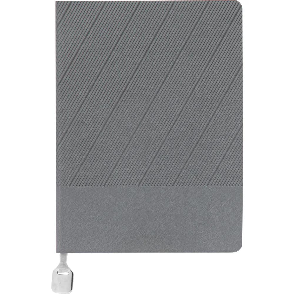 Çapraz Desenli Defter 15,5x21,5 — Gri