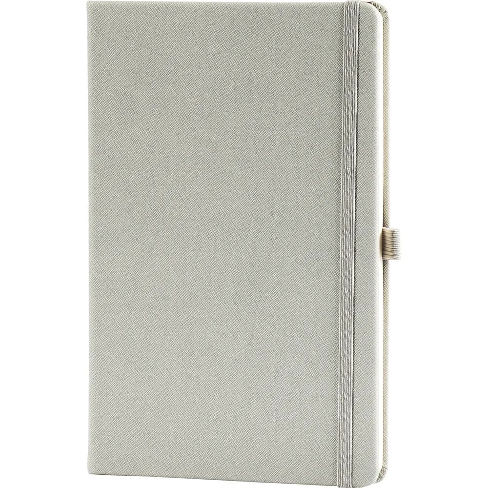 Lastikli Kareli Defter 16x24 — Gri