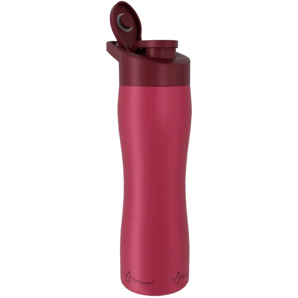 Kavisli Gövdeli Spor Termos 750 ml — Kırmızı