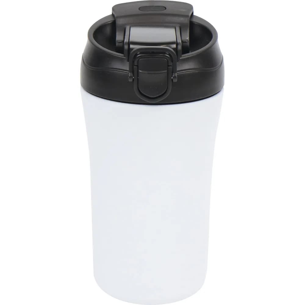 Kilitli Kapaklı Termos Bardak 480 ml — Beyaz