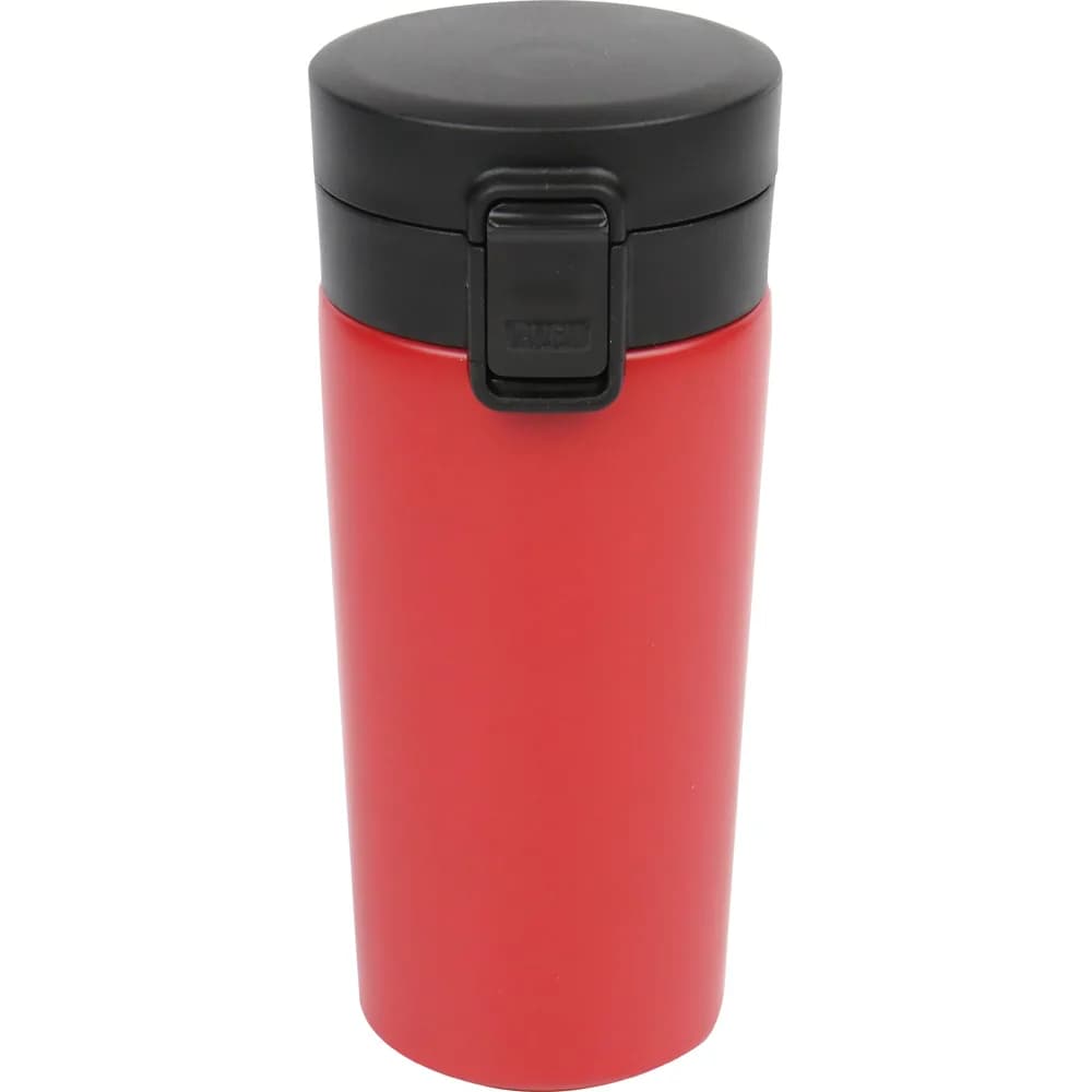 Kilitli Kapaklı Süzgeçli Termos Bardak 420 ml — Kırmızı