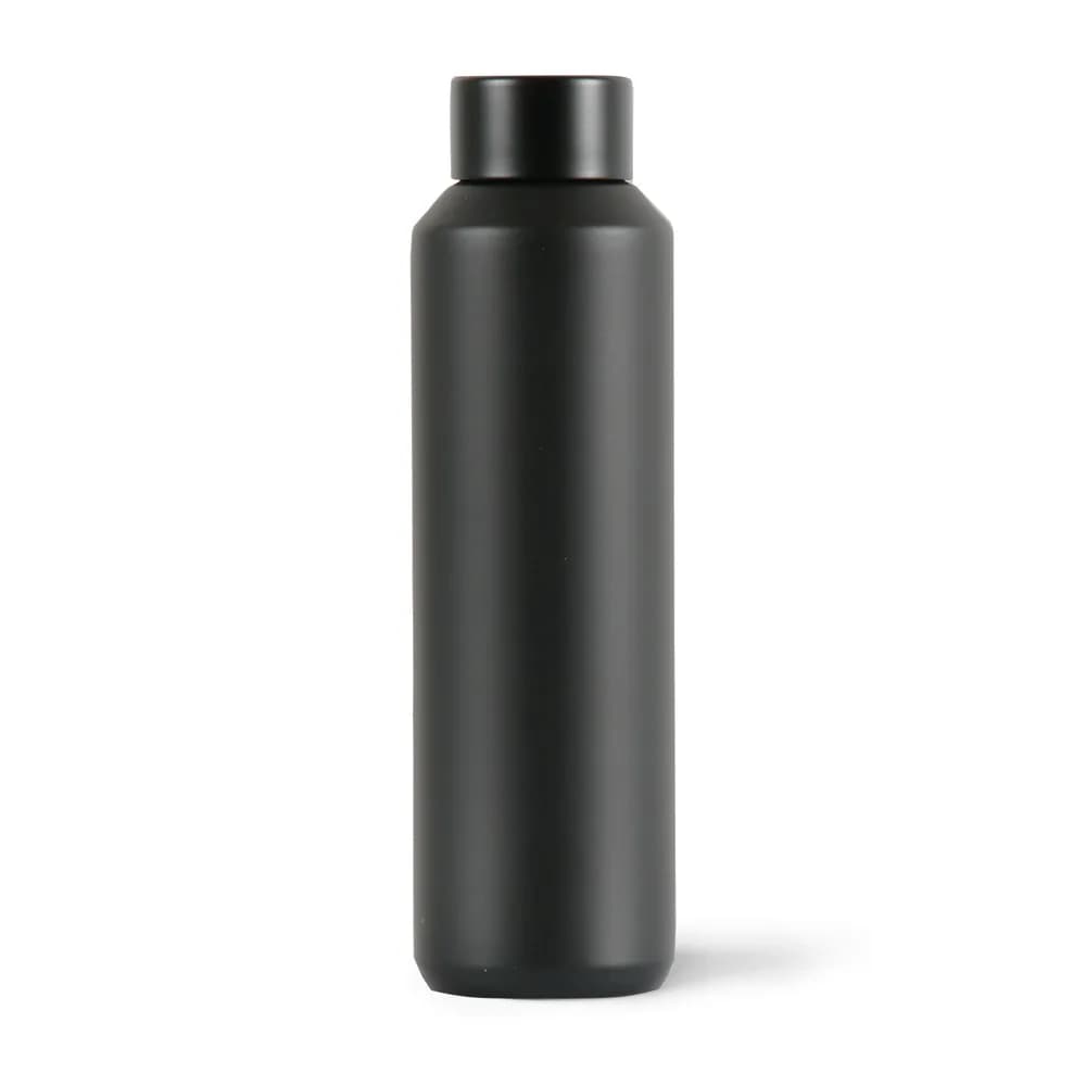 Silindir Şişe Termos 600 ml — Siyah