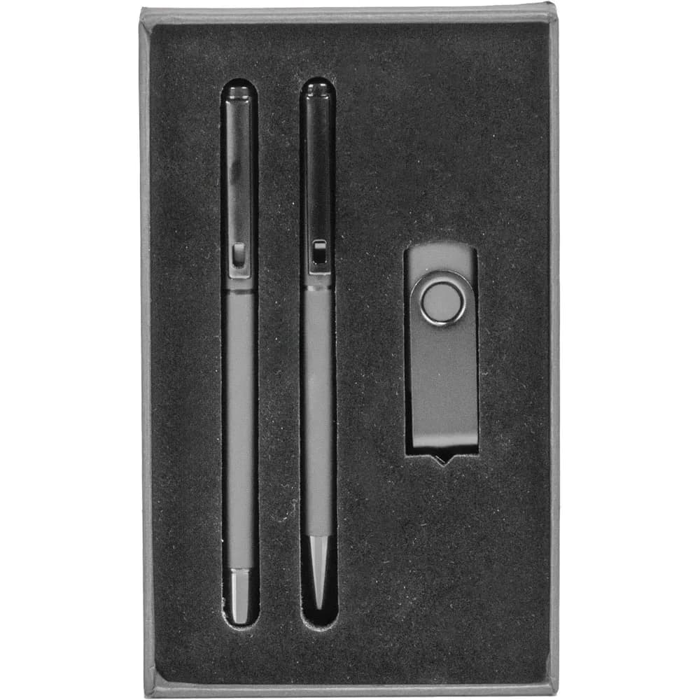 USB Kalem Set — Siyah